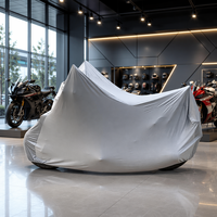Pesanan Massal Sarung Sepeda Kain Spandex Elastis Tinggi Sentuhan Lembut Tidak Luntur Tahan Debu Penyimpanan Dalam Ruangan untuk Yamaha MT-09