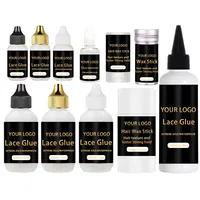 Outil adhésif personnalisé pour extensions capillaires avec logo – Colle tout-en-un pour lace frontale, soins et coiffage des extensions, perruques, étiquettes personnalisables, utilisation facile