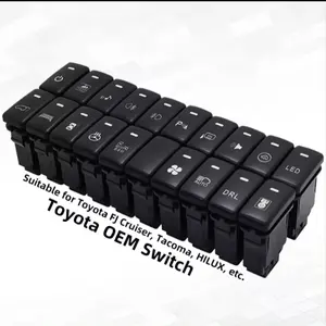 12V Car Switch LED Driving Lights On/off Fog Light Button Switch Suitable For Toyota Tacoma FJ Cruiser