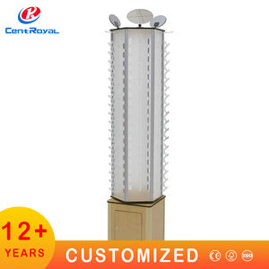 Expositor de Pie Giratorio de Metal Personalizado de 3 Lados con Recubrimiento en Polvo para Gafas de Sol y Ópticas - Product Image 2