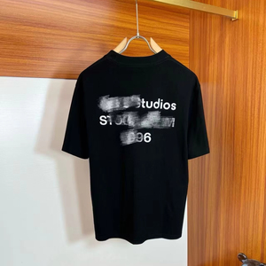 เสื้อยืดคอกลมยูนิเซ็กซ์ผ้าฝ้าย 100% พร้อมแผ่นปะรูปทรงสี่เหลี่ยมและลายพิมพ์ตัวอักษร 1996 ด้านหลัง สไตล์ลำลองทรงโอเวอร์ไซส์ แขนสั้น เหมาะสำหรับดรอปชิปปิ้ง - Product Image 2