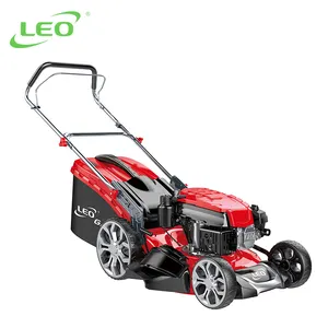 LEO LM51-2L bahçe aracı setleri çim kesici makine el itme çim biçme makinesi benzinli benzin çim biçme makinesi toptan B & S motor ile