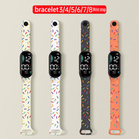 Nouvelle montre électronique LED imprimée à la mode, bracelet coloré, dessin animé, pour étudiants, femmes et hommes