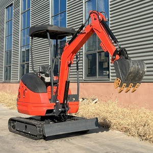 最安値 家庭用掘削機 CE EPA ユーロ5 中国卸売 コンパクトバックホー 小型掘削機 クボタエンジン ミニショベル 2.5トン 価格 - Product Image 1