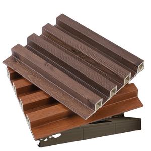 Tablero decorativo de pared compuesto de madera y plástico para el hogar, paneles de revestimiento de paredes exteriores WPC impermeables - Product Image 4