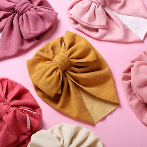 Turban Bébé Nouveau-né Fille, Bonnet d'Hôpital en Coton avec Grand Nœud pour Cheveux, Bandeau pour Tout-petit et Enfant - Product Image 4