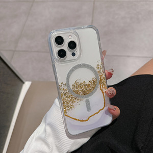 เคสแม่เหล็กแบบแข็งสุดหรูสำหรับ iPhone 17 16 14 15 13 12 11 <span class=keywords><strong>Pro</strong></span> กากเพชรเคสชาร์จโทรศัพท์มือถือแบบไร้สาย - Product Image 6