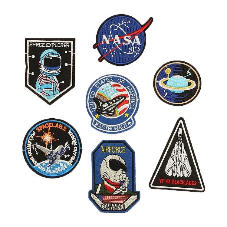 Оптовая продажа, нашивка для одежды с изображением астронавта, нашивка с изображением пилота