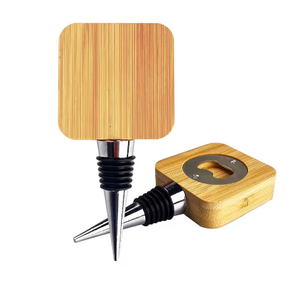 Ouvre-bouteille magnétique en bambou avec <span class=keywords><strong>bouchon</strong></span> de <span class=keywords><strong>vin</strong></span> et joint de qualité alimentaire pour la cuisine - Product Image 6