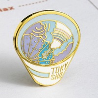 Pins en émail dur personnalisés avec logo, badges de revers en métal de qualité supérieure, finition polie, cadeaux d'entreprise personnalisés et objets de collection