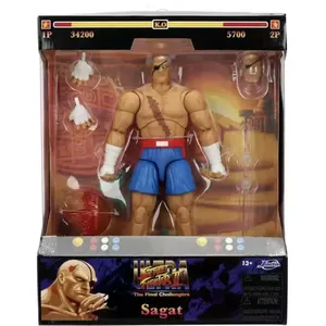 <span class=keywords><strong>Jada</strong></span> ชุดของเล่นอนิเมะ PVC สำหรับสตรีทไฟท์เตอร์รุ่น II sagat - Product Image 2