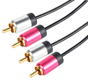 3.5mm Stéréo <span class=keywords><strong>Jack</strong></span> Auxiliaire à <span class=keywords><strong>Double</strong></span> Phono <span class=keywords><strong>RCA</strong></span> Câble 1.5m - Product Image 4