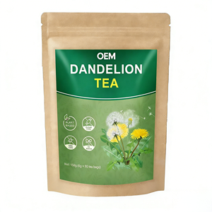 Tisane Détox Bio OEM pour les Reins à base de Pissenlit, Baies de Goji et Racine de Bardane, Mélange 100% Végétal, 30 Sachets de Thé de 3g chacun, Boîte - Product Image 1