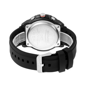 Skmei Men's Multifunction Sports Watch Dual Display Luminous Waterproof Electronic Watch Military Green Silicone Strap - Product Image 4