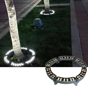 Lampada <span class=keywords><strong>ad</strong></span> Anello per Alberi di Palma in Alluminio 48W 60W 72W 84W 96W 108W 120W Luce LED Solare per Avvolgere gli Alberi - Product Image 3