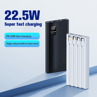Produit Tendance 2026 PD 22.5W – Batterie Externe à Charge Rapide 10000 mAh, Chargeur Portable pour Téléphone avec Câbles – Meilleure Vente