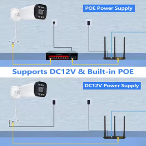 Allarme <span class=keywords><strong>esterno</strong></span> in metallo h.265 telecamera di sicurezza 4k 8mp per Home Bullet Colorvu AI Ip telecamera di <span class=keywords><strong>sorveglianza</strong></span> esterna con microfono - Product Image 5