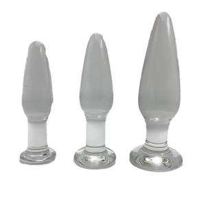 Tapón Anal de Cristal para Mujer, Masajeador para Adultos, Productos Sexuales Vaginales Populares, Dildo, Juguete Anal - Product Image 1