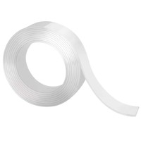 Ruban adhésif nano double face en gros, transparent, lavable, réutilisable, amovible, adhésif de montage transparent haute résistance pour usage domestique