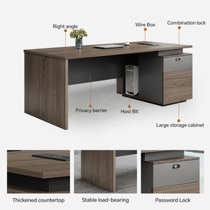 Mesa de oficina moderna Escritorio ejecutivo Mesa de ordenador de oficina Muebles de oficina Mesa de ordenador - Product Image 2