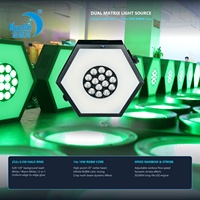Panneau PAR Bluemoon 252 LED 0,5W Blanc 14 LED RGBW 10W DMX512 avec RDM pour Éclairage de Scène, Discothèques, Location, Fêtes et Bars