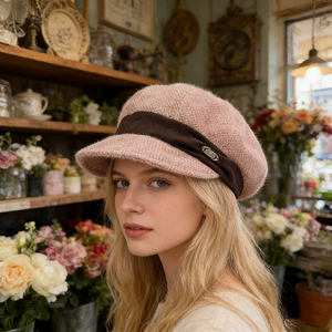 Nuovo Arrivo 2026: Cappello Ottagonale da Donna in Denim Stile Berretto, Traspirante per Tutte le Stagioni con Effetto Snellente (anche noto come Cappello da Pittore) - Product Image 4