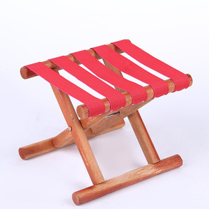 Folding <b>Stool</b> Solid Wood Oval Foldable Garden Chair 40cm Large 35cm <b>Small</b> Minimalist Design Outdoor Portable - Product Image 2
