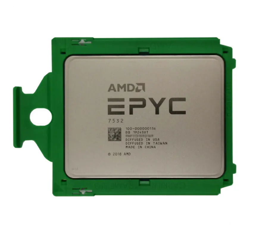 AMD EPYC 7532 7642 7B12 7D12 için toptan 7502 7552 17k62 7443 sunucu işlemcisi CPU iş istasyonu CPU