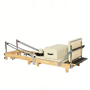 جهاز بيلاتس ريفورمر خشبي من خشب البلوط للتمارين الرياضية الاحترافية والمتينة، مناسب لاستوديوهات اليوغا - Product Image 5