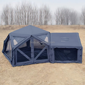 Nuovissima <span class=keywords><strong>Tenda</strong></span> Gonfiabile Integrata a Tre Camere da Letto per <span class=keywords><strong>Campeggio</strong></span> <span class=keywords><strong>Familiare</strong></span> All'aperto Quattro Stagioni - Product Image 3
