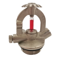 Tête d'incendie automatique en laiton certifiée Ws, buse à mousse 360°, couleur naturelle, filetage M30*1.5, modèle Ws