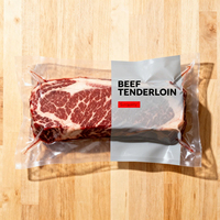 Sacs d'emballage pour aliments congelés en PET/PE EVA, à soufflet de fond, imprimés en héliogravure, thermoscellables, étanches à l'humidité et aux odeurs, pour viandes de bœuf