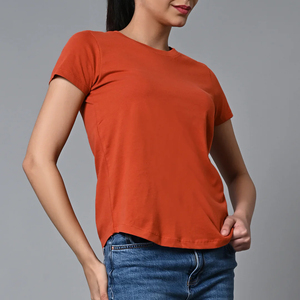 Camiseta deportiva para mujer, de secado rápido, tela transpirable, ropa deportiva, gimnasio, fitness, camiseta de manga corta - Product Image 4