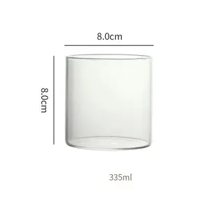 Transparent Borosilicate Glass Bowl For Fruit Salad Home Kitchen Multi-layer Storage Canister