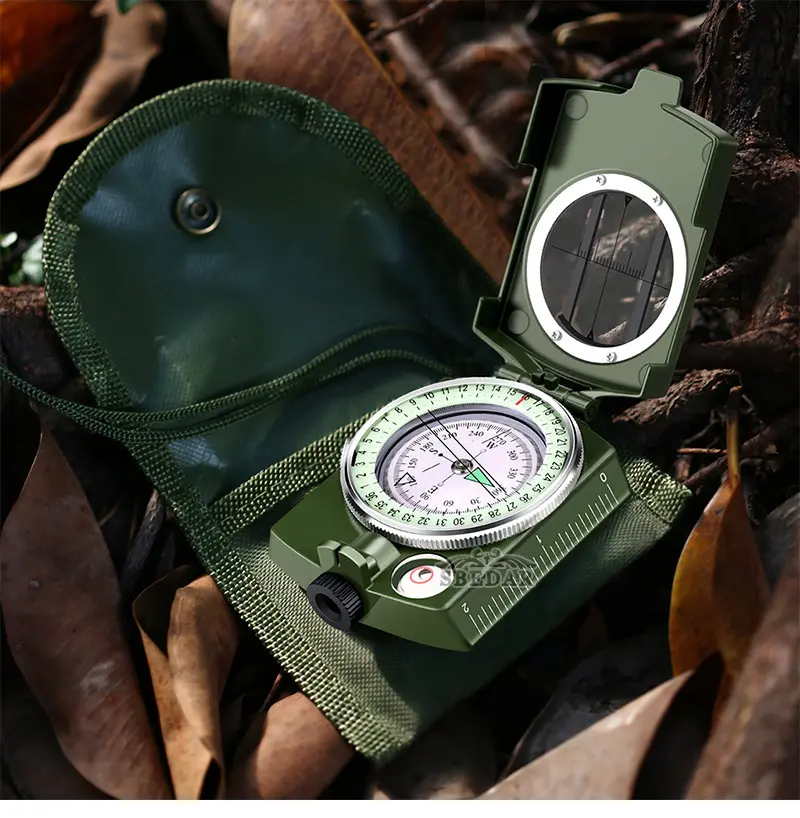 Outdoor Multi-function Compass Metal High-end American Mini Compass