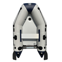 Bateau de course gonflable MC270-3 de 2,68 m pour 3 personnes, épaisseur 0,9 mm, avec plancher pneumatique à soudures étanches, pièces de yacht de luxe