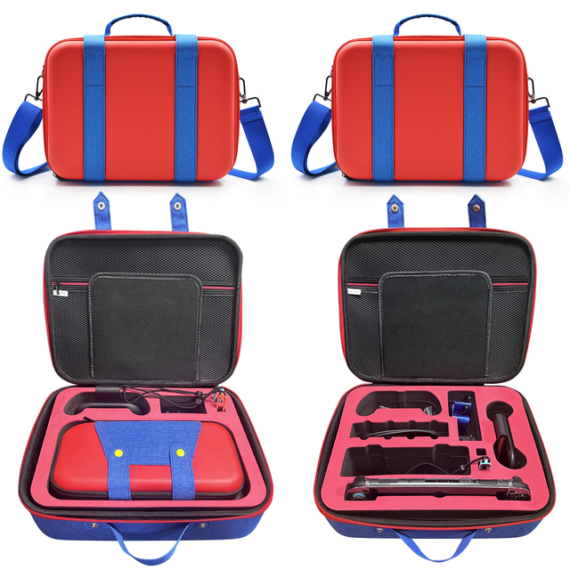 2025 New Design Shockproof Dustproof Waterproof Portable Red EVA Case for Nintendo Switch 2 Console & Accessories Travel Storage