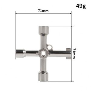 Destornillador Magnético 4 en 1 de Acero Cromado Portátil <span class=keywords><strong>para</strong></span> Reparación, Extracción de Tuercas, Llave de Tubo DIY, Herramienta Manual OEM - Product Image 4
