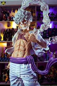 Figura de Anime de Monkey D. Luffy Gear 5 Nika, Escala 1:1, Tamaño Real, Resina Pintada, Edición Limitada para Colección y Decoración - Product Image 5