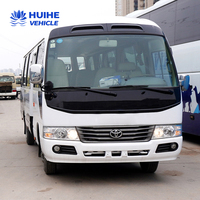 Bus Toyo Coster à essence/diesel, moteur d'occasion, 30 places, Euro 3, autocar d'occasion