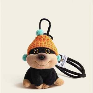 Llavero de Peluche Personalizado de Perro Abeja, Bonito y Estético, Colgante para Bolso de Mujer, Regalo Minimalista y Divertido para Ella, Decoración para Mochila, Bolso o Coche - Product Image 1