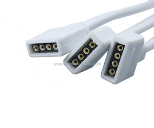 Répartiteur de câble d'extension pour connecteur <span class=keywords><strong>LED</strong></span> RVB 4 broches Connecter 1 à 2 3 4 voies 5050 3528 Bande lumineuse <span class=keywords><strong>LED</strong></span> RVB avec divers connecteurs - Product Image 4