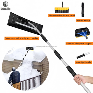 Rastrillo para Nieve Tipo Pala de 20 Pies, Superventas, Equipado con Mango Telescópico de Aluminio para un Fácil Manejo de la Nieve en Alturas - Product Image 5