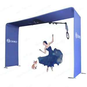 CHIMEE Photo Booth Platform 360 Photo Booth Party Supplies for the Live Show accessori gratuiti rotazione automatica con Flight Case