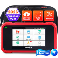 LAUNCH CRP129E V2.0 Elite, Escáner OBD2 Automotriz, Herramientas de Diagnóstico para Todos los Autos con 8 Funciones de Reinicio, Actualización Gratuita de por Vida