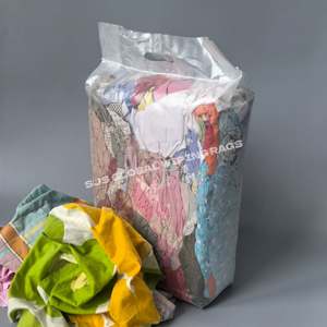 Trapo Industrial Multicolor 100% Algodón, Trapos de Tela de Colores, Bolsas de 10 kg de Trapos para Limpieza Industrial y de Aceite - Product Image 1