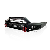 Parachoques delantero de acero fácil de combinar con luces LED, accesorio de coche todoterreno fuerte para Lc200 Toyota Nissan Ford jeep