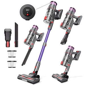 <span class=keywords><strong>Aspirateur</strong></span> sans fil sans <span class=keywords><strong>sac</strong></span> pour la maison, aspiration puissante de 25 KPa, nettoyeur de tapis et de sols multifonctionnel portatif - Product Image 1