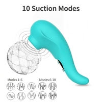 Vibrateur clitoridien à 10 fréquences pour femmes avec alimentation USB et conception étanche - Aide à la masturbation pour adultes