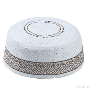 Nuevo gorro étnico de algodón puro para hombre, pañuelo bordado, estilo islámico, judío y musulmán, combinado con pañuelo y oración árabe - Product Image 5